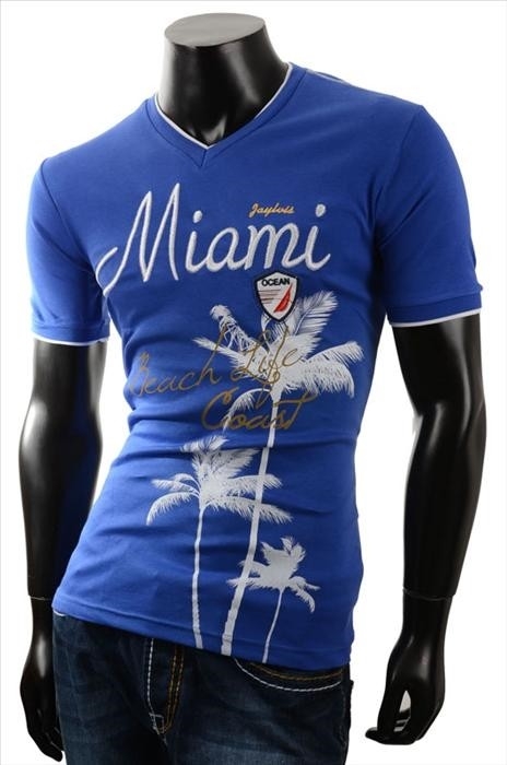 Pánské vzorované tričko Miami